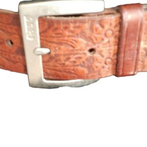 Laurel Ralph lauren brown leather belt sz medium